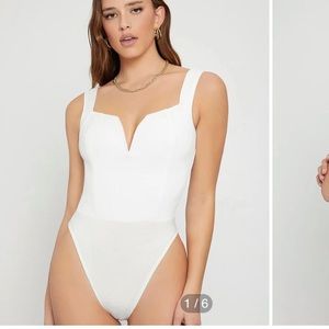 Shein solid cami bodysuit